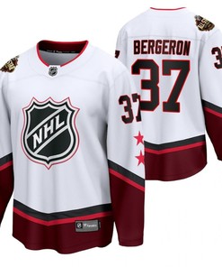 Boston Bruins 37 Patrice Bergeron 2022 All-Star Eastern Conference White Jersey Jersey