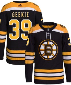 Boston Bruins #39 Morgan Geekie Black Stitched Jersey