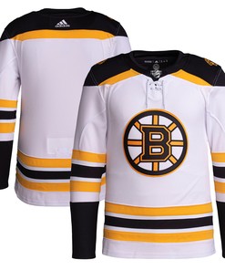 Boston Bruins Adidas Away Primegreen Authentic Pro Jersey White Nhl