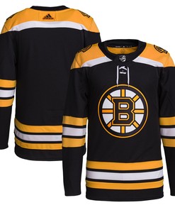 Boston Bruins Adidas Home Primegreen Authentic Pro Jersey Black Nhl