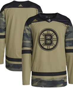 Boston Bruins Adidas Military Appreciation Team Authentic Practice Jersey - Camo Nhl