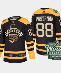 Boston Bruins David Pastrnak 88 2023 Winter Classic Black Jersey