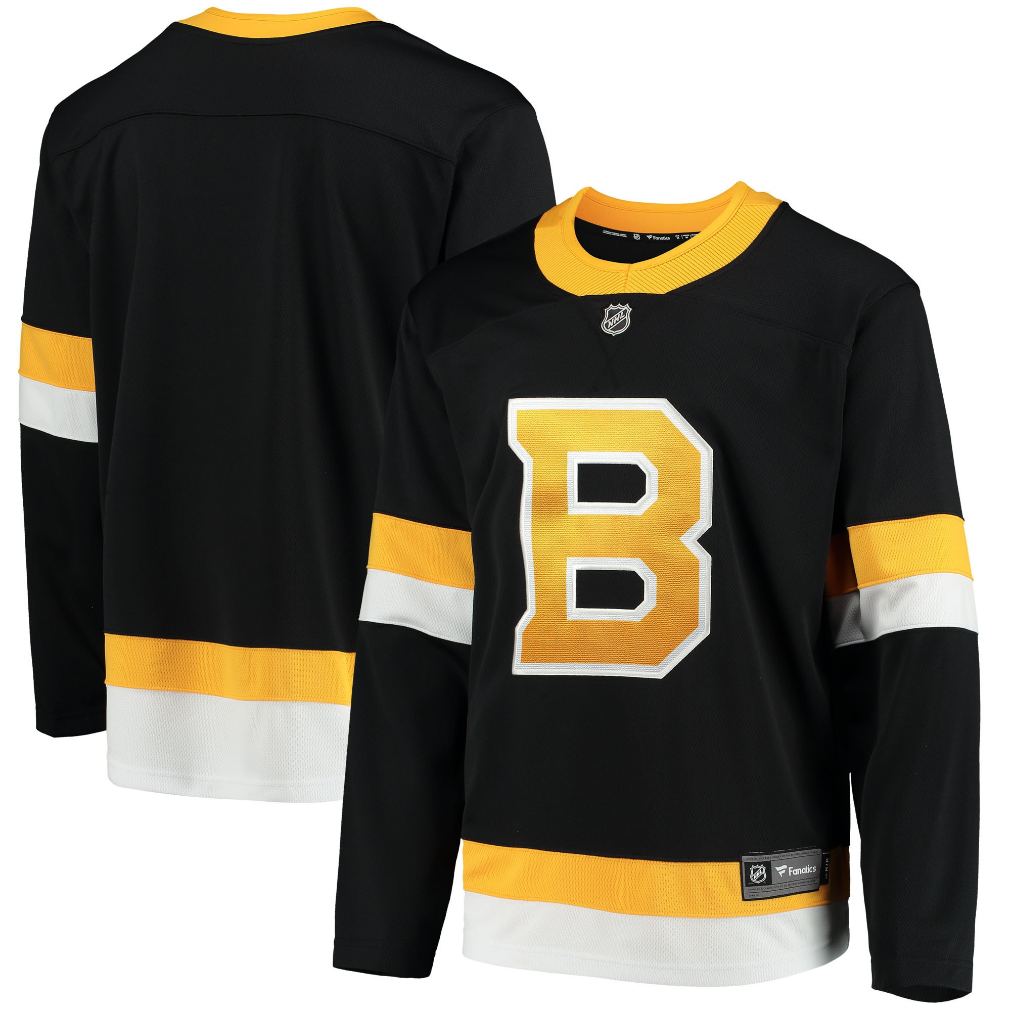 Boston Bruins Fanatics Branded Alternate 2018/19 Breakaway Jersey - Black Nhl