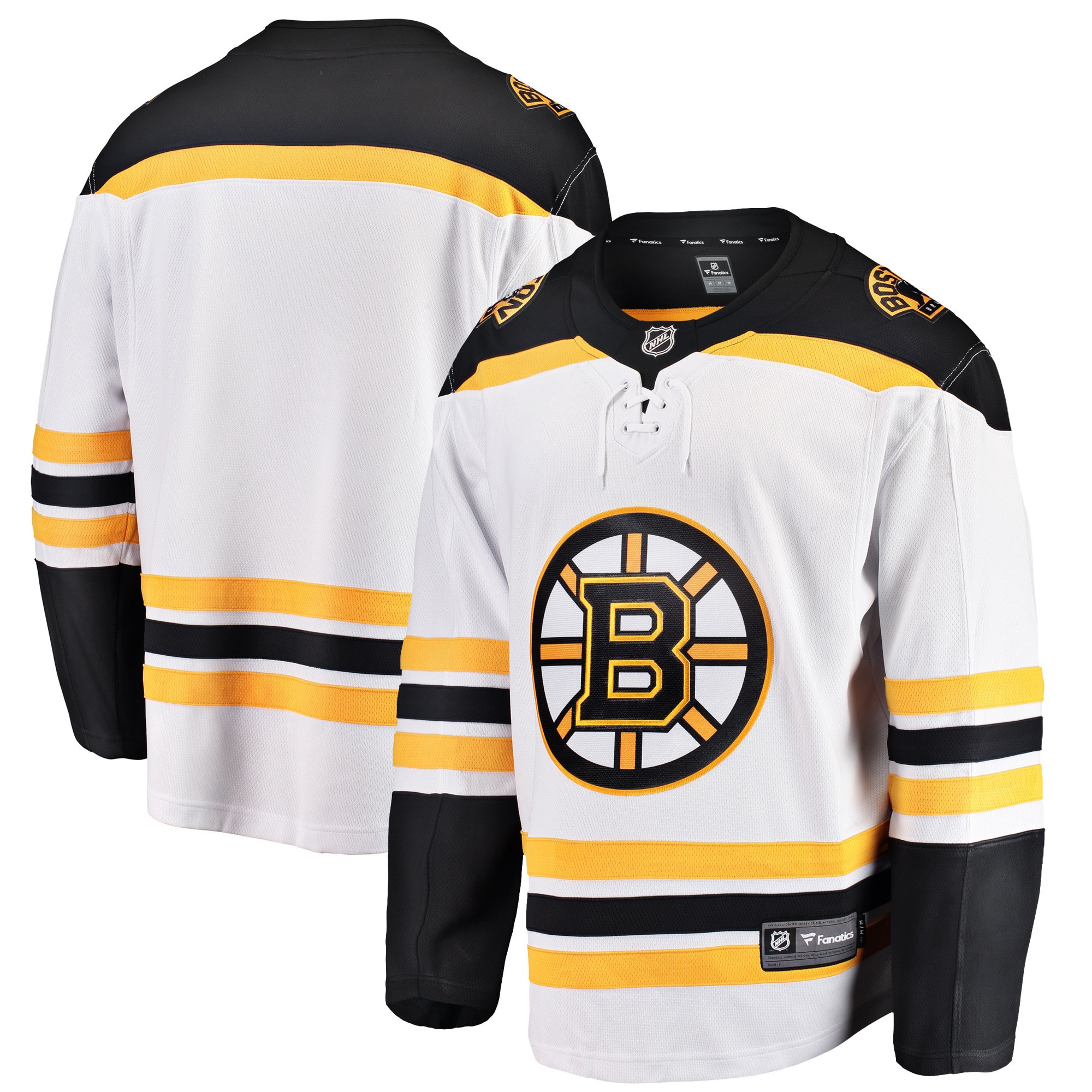 Boston Bruins Fanatics Branded Breakaway Away Jersey - White Nhl