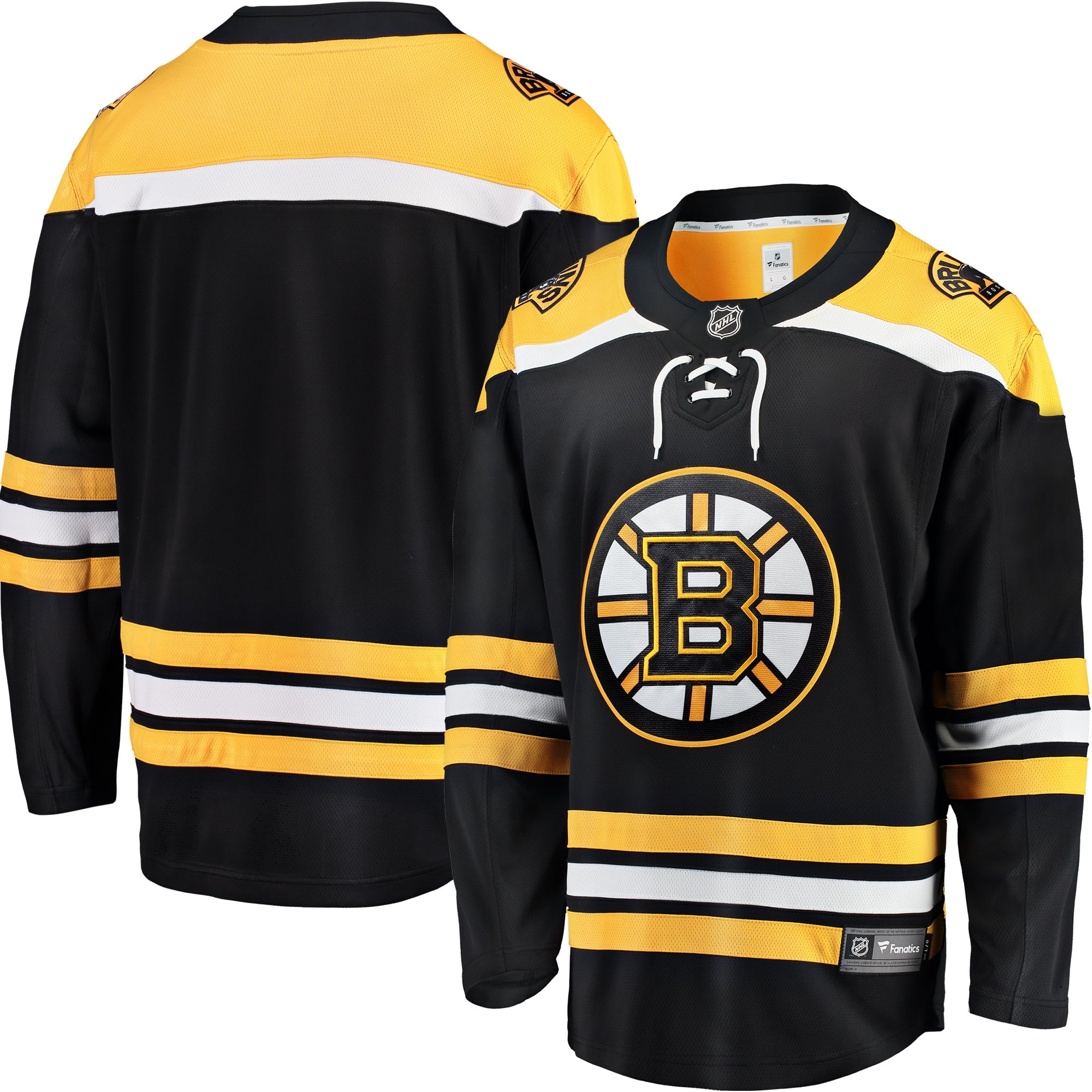Boston Bruins Fanatics Branded Breakaway Home Jersey - Black Nhl A2