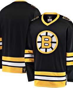 Boston Bruins Fanatics Branded Premier Breakaway 1987-1995 Heritage Blank Jersey - Black Nhl