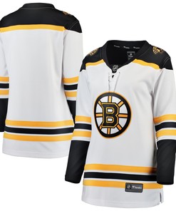 Boston Bruins Fanatics Branded Womens Away Breakaway Jersey - White Nhl