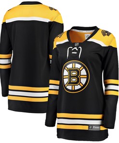 Boston Bruins Fanatics Branded Womens Breakaway Home Jersey Black Nhl