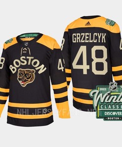 Boston Bruins Matt Grzelcyk 48 2023 Winter Classic Black Jersey