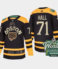 Boston Bruins Taylor Hall 71 2023 Winter Classic Black Jersey