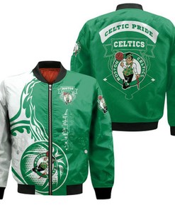 Boston Celtics Bomber Jacket Basketball Celtic Pride - NBA