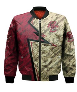Boston College Eagles Bomber Abstract Pattern Sport- NCAA