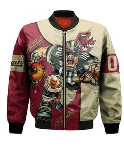 Boston College Eagles Bomber Jacket Football Go On - NCAA