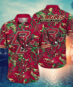 Boston College Eagles NCAA Flower Hawaii Shirt For Fans Ver 12