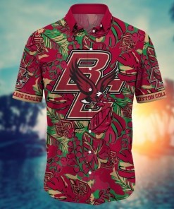 Boston College Eagles NCAA Flower Hawaii Shirt For Fans Ver 12