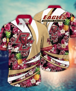 Boston College Eagles NCAA Flower Hawaii Shirt For Fans Ver 14