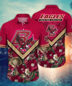 Boston College Eagles NCAA Flower Hawaii Shirt For Fans Ver 15
