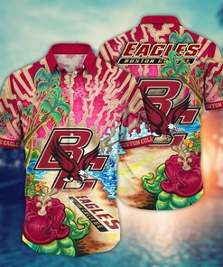 Boston College Eagles NCAA Flower Hawaii Shirt For Fans Ver 18