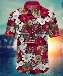 Boston College Eagles NCAA Flower Hawaii Shirt For Fans Ver 20