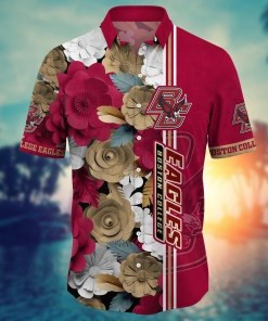Boston College Eagles NCAA Flower Hawaii Shirt For Fans Ver 22