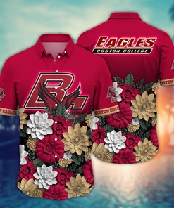 Boston College Eagles NCAA Flower Hawaii Shirt For Fans Ver 26