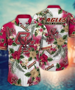 Boston College Eagles NCAA Flower Hawaii Shirt For Fans Ver 27