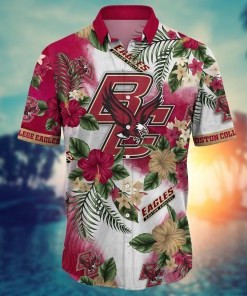 Boston College Eagles NCAA Flower Hawaii Shirt For Fans Ver 27