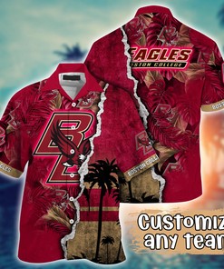 Boston College Eagles NCAA Flower Hawaii Shirt For Fans Ver 34