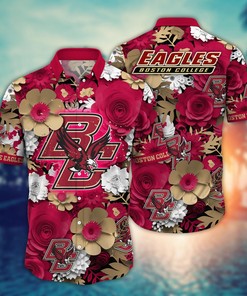 Boston College Eagles NCAA Flower Hawaii Shirt For Fans Ver 35