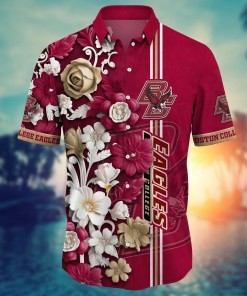Boston College Eagles NCAA Flower Hawaii Shirt For Fans Ver 36