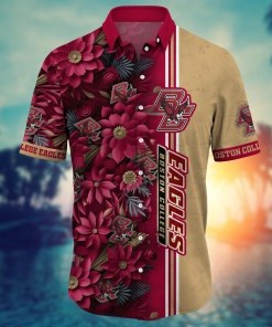 Boston College Eagles NCAA Flower Hawaii Shirt For Fans Ver 4