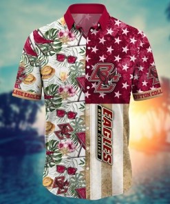 Boston College Eagles NCAA Flower Hawaii Shirt For Fans Ver 6