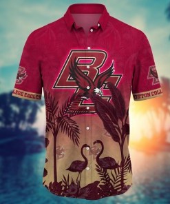 Boston College Eagles NCAA Flower Hawaii Shirt For Fans Ver 9