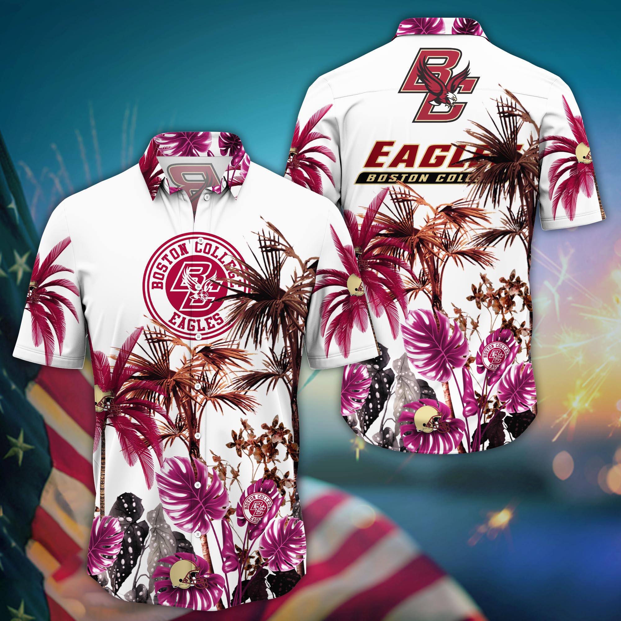 Boston College Eagles NCAA Hawaii Shirt For Fans Ver 2