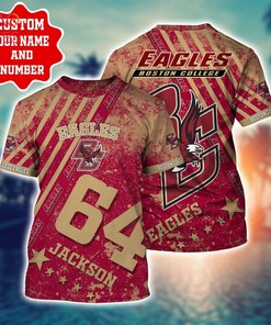 Boston College Eagles Personalized Hawaiian Shirt