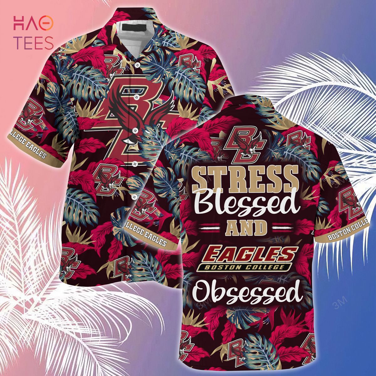 Boston College Eagles Summer Hawaiian Shirts for Fans