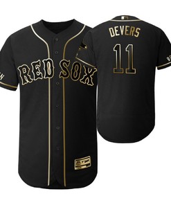 Boston Red Sox #11 Rafael Devers Mlb 2019 Golden Brandedition Black Jersey Gift For Red Sox Fans