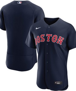 Boston Red Sox Alternate Authentic Team Jersey - Navy Mlb