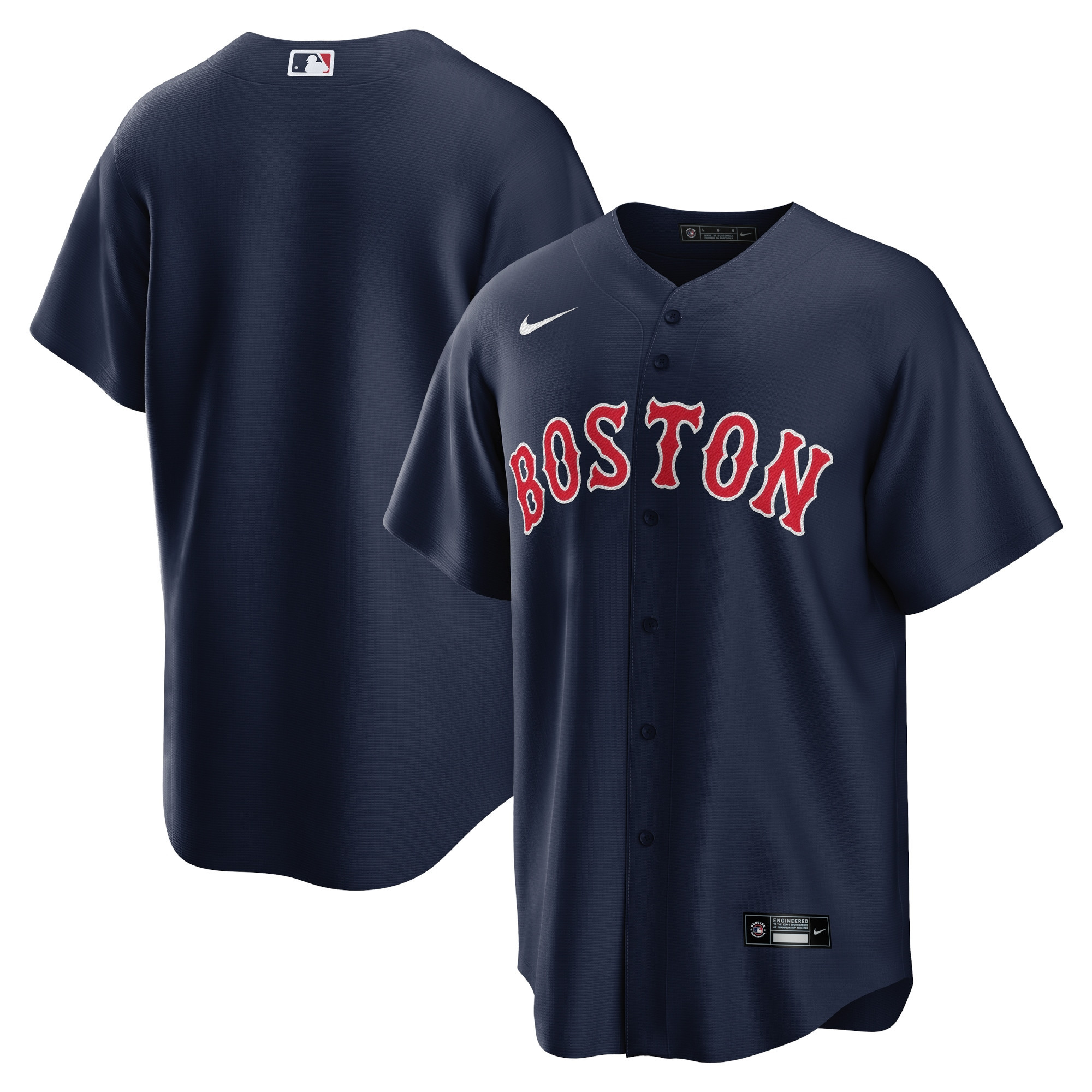 Boston Red Sox Alternate Replica Team Jersey Navy Mlb A4