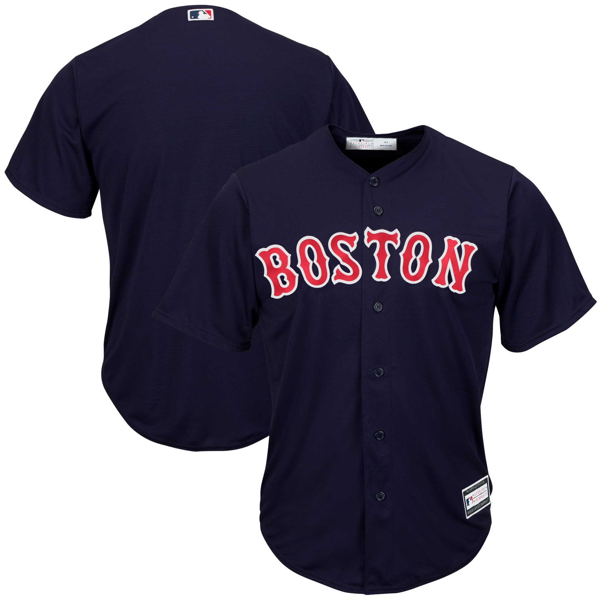 Boston Red Sox Big And Tall Replica Team Jersey Navy Mlb