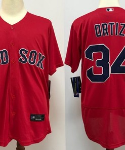 Boston Red Sox David Ortiz #34 2020 Mlb Red Jersey