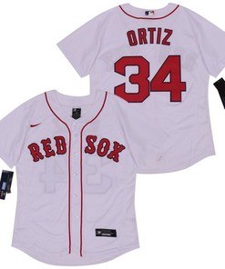 Boston Red Sox David Ortiz #34 2020 Mlb White Jersey