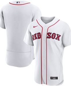 Boston Red Sox Home Authentic Team Jersey - White Mlb
