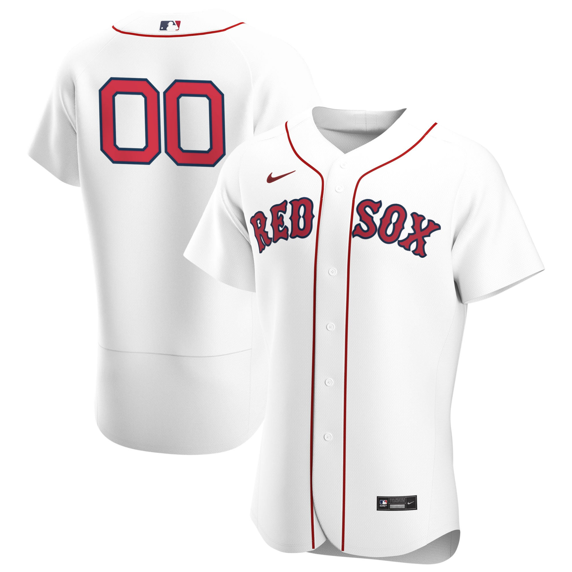 Boston Red Sox Home Pick-a-player Retired Roster Authentic Jersey - White Custom Jerseys Mlb