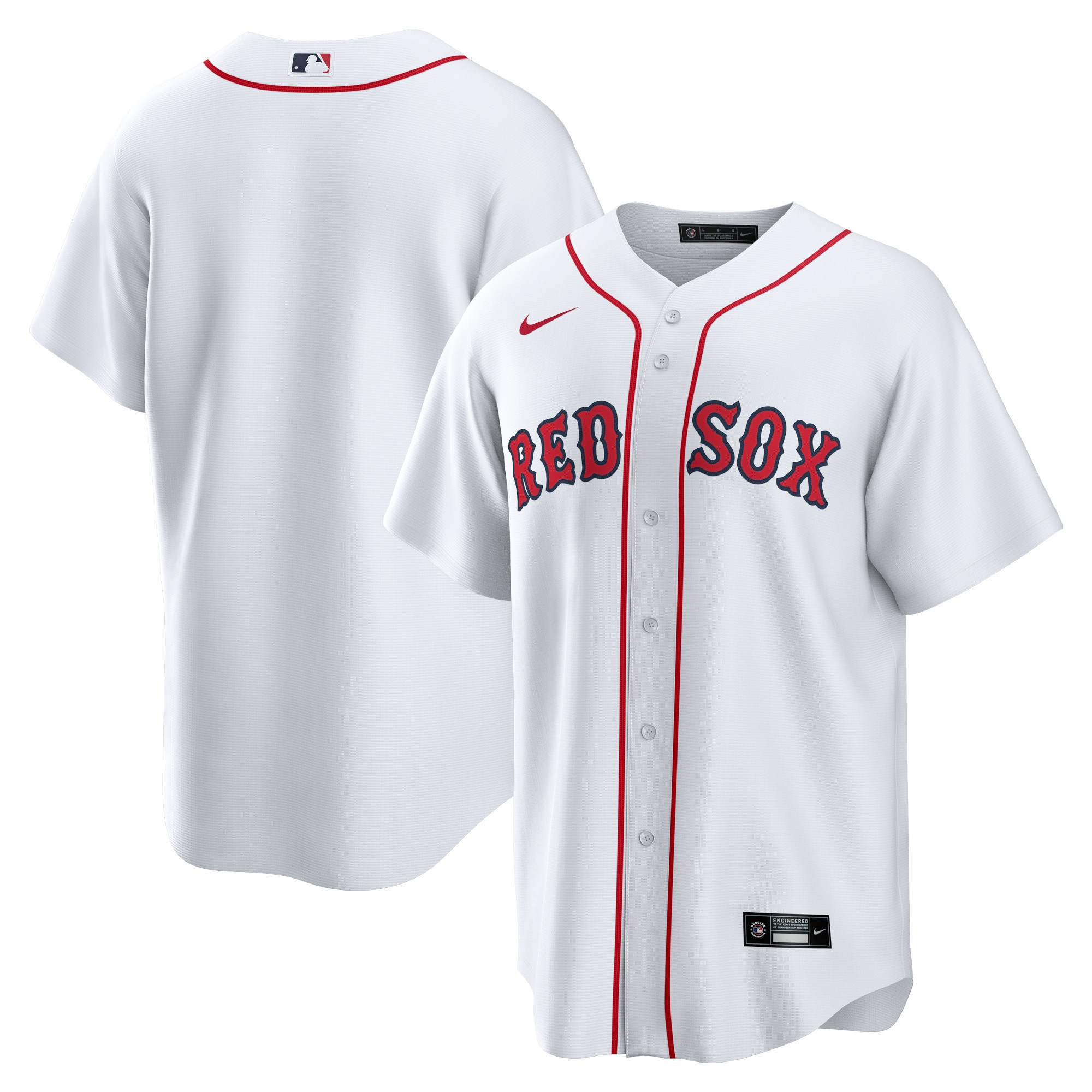 Boston Red Sox Home Replica Team Jersey White Mlb