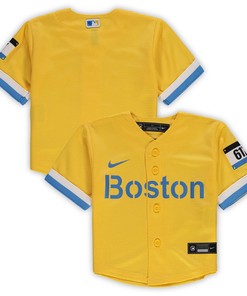 Boston Red Sox Infant 2021 Mlb City Connect Replica Jersey - Gold Mlb
