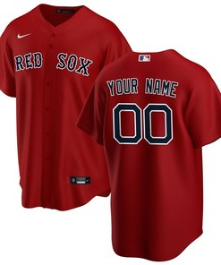 Boston Red Sox Mlb 2020 Personalized Custom Red Jersey