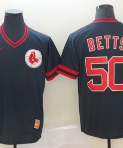 Boston Red Sox Mookie Betts #50 2020 Mlb Black Jersey