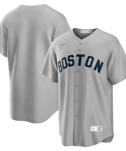 Boston Red Sox Road Cooperstown Collection Team Jersey - Gray Mlb