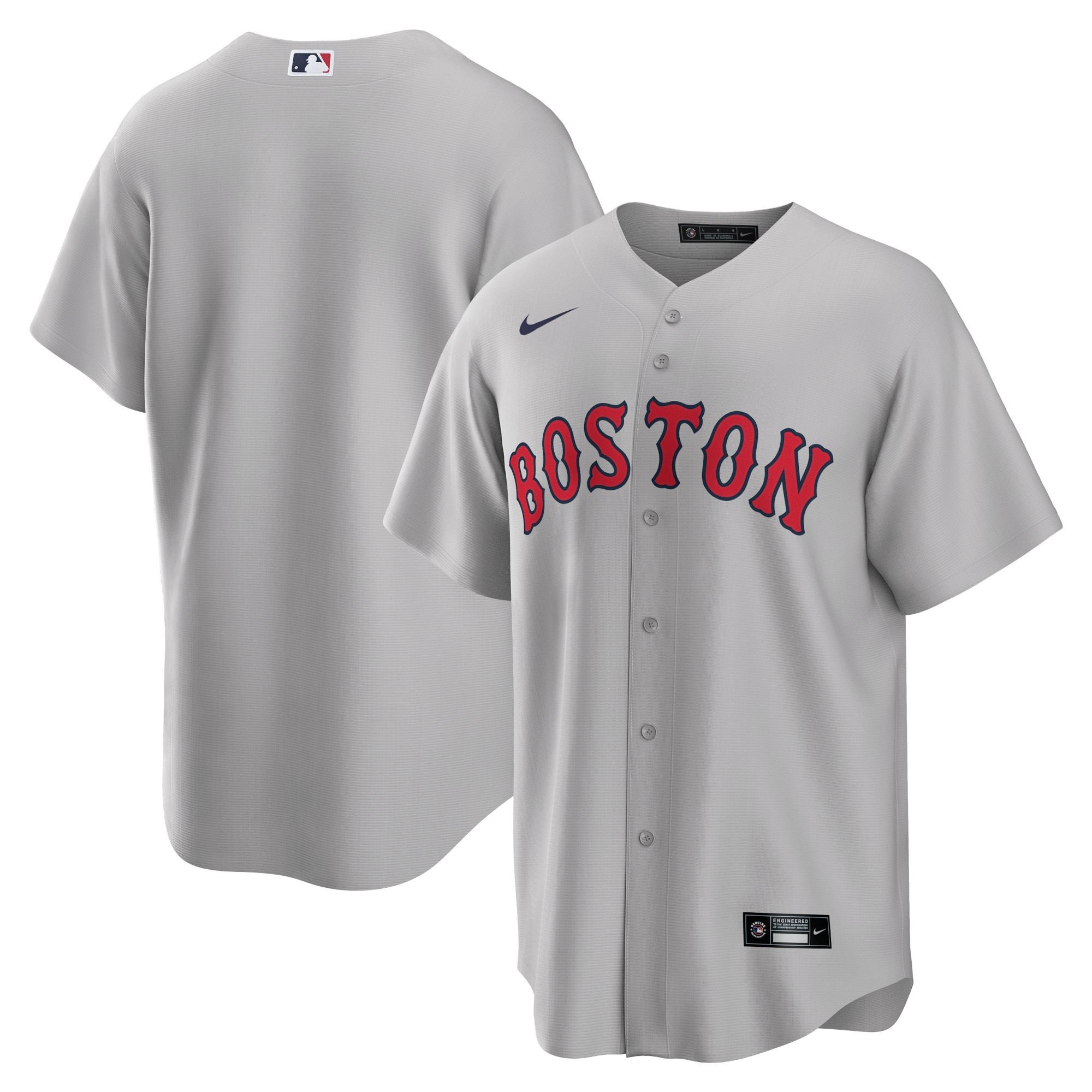 Boston Red Sox Road Replica Team Jersey - Gray Mlb